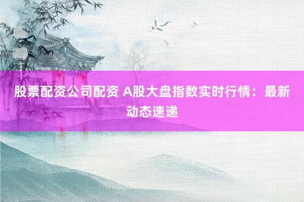 股票配资公司配资 A股大盘指数实时行情：最新动态速递