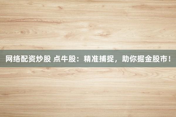 网络配资炒股 点牛股：精准捕捉，助你掘金股市！